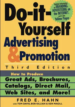 Do-It-Yourself Advertising and Promotion. How to Produce Great Ads, Brochures, Catalogs, Direct Mail, Web Sites, and More!, Fred Hahn