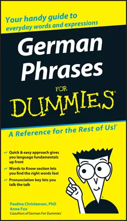 German Phrases For Dummies, Anne Fox