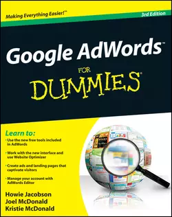 Google AdWords For Dummies, Joel McDonald