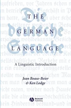 The German Language, Jean Boase-Beier
